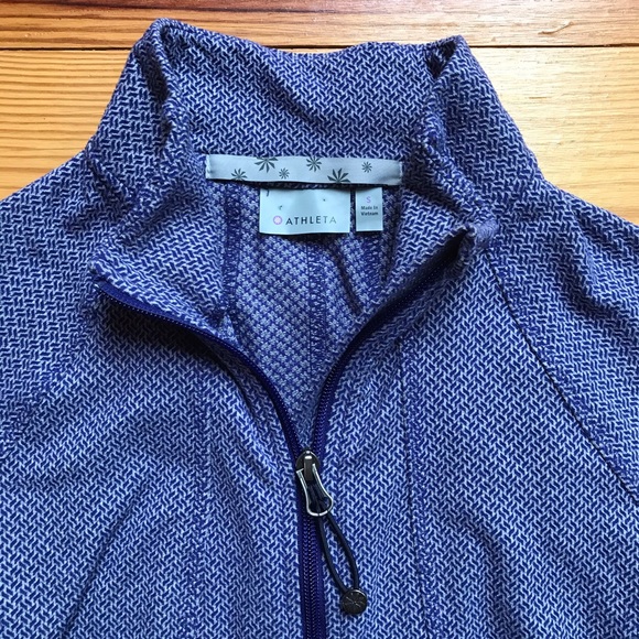 Athleta Purple Herringbone Jacket, EUC, S - Picture 4 of 16
